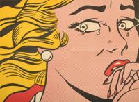 Roy Lichtenstein CRYING GIRL Mailer - Sold for $2,000 on 11-25-2017 (Lot 376).jpg